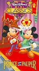 Walt Disney Mini Classics   The Prince and the Pauper (VHS, 1991)