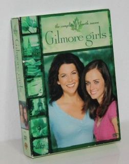 GILMORE GIRLS The Complete Fourth 4 Season 6 Disc DVD Box Set EUC