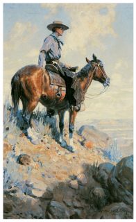 Sentinel of the Plains, c.1906  William Herbert Dunton  Western art