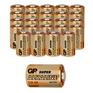 25 X GP High Voltage Alkaline Battery Batteries 6 Volts 11A MN11