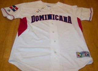 DOMINICAN REPUBLIC BASEBALL STITCHED JERSEY LARGE NEW w/ TAG
