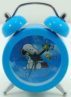 Peanuts Snoopy Children Desktop Travel Alarm Pocket Mini Clock