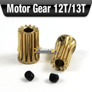 12T/13T Motor Pinion Gear for Trex T rex 500 Helicopter