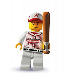 Lego Minifigure 8803 Series 3   Baseball Player NEW ★