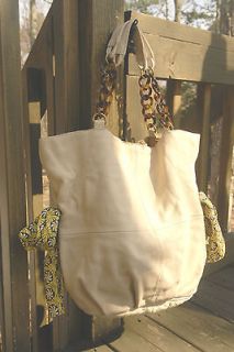 Sweet Memories purse Miss Albright tote new leather ivory bag