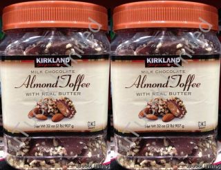 Kirkland Milk Chocolate Almond Toffee with Real Butter Nut Roca Candy