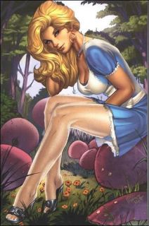 Grimm Fairy Tales Presents Alice in Wonderland #6 Blue Rainbow
