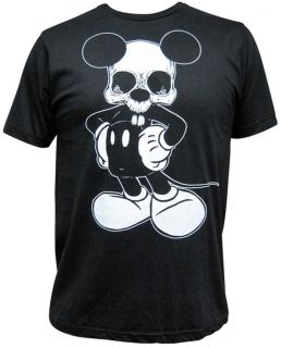 Mens Mikey by Josh Stebbins T Shirt Black Tee Shirt Guys Dead Skull