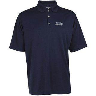 Antigua Mens Seattle Seahawks Exceed Performance Polo Shirt