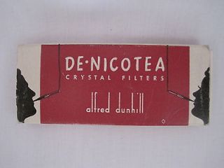 Vintage Advertising Crystal Filter Alfred Dunhill Collectible with Box