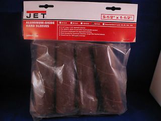 Aluminum oxide sand sleeves 5 1/2 x1 1/2 x 120 Grit 4 pk spindle Drum