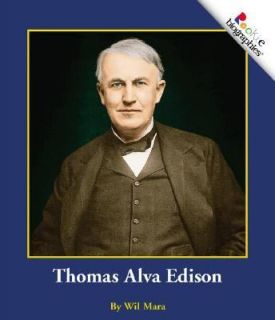 Thomas Alva Edison (Rookie Biographies), Mara, Wil, Good Condition