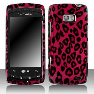Leopard Faceplate Hard Cover Phone Case for LG Ally VS740 Apex US740