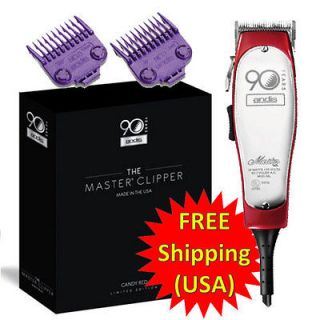 Andis 90th Anniversary Master Clipper 01922 Limited Candy Red Fade