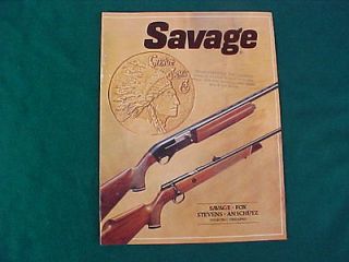 Vintage Savage American Flag Firearm Gun Ammunition Catalog Magazine