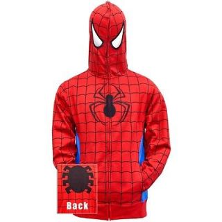 Marvel Spider Man Hidden Peter Parker Costume Hoodie Mad Engine L XL