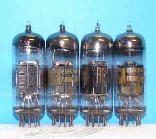 12BY7A RCA radio amplifier cb vintage vacuum tubes 4 valves tested