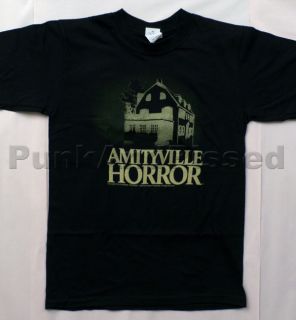 Amityville Horror   Cross Shadow black t shirt   Official   FAST SHIP