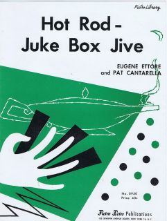 Hot Rod   Juke Box Jive, Eugene Ettore Accordion, 1960 vintage sheet