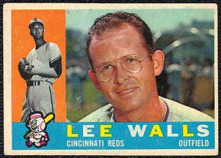 1960 Topps #506 Lee Walls Cincinnati Reds VGEX+ CS270