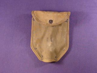 US Army Entrenching Tool Spade Shovel Canvas Cover Robey Tool Co. 1945