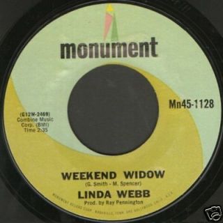 LINDA WEBB weekend widow 7 WS EX/ usa monument