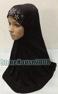ML0139 New Crystal Muslim Hijab Islamic Hijab Big style