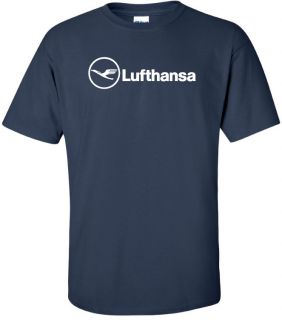 Lufthansa Vintage Logo German Airline T Shirt