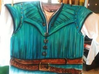 AIRBRUSHED FLYNN RIDER TANGLED COOL Jacket T Shirt Vest AIRBRUSH