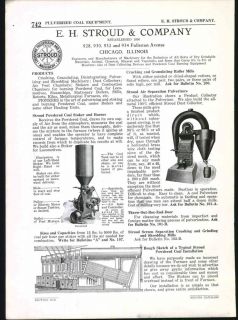 1922 AD E H Stroud & Company Coal Mine Stoker Worthington Pump