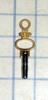 Vintage old No. # 2 pocket watch pocketwatch winder skeleton key clock