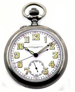 VACHERON & CONST. GENEVE pocket watch MOVEMENT and ENAMEL DIAL, 1910