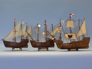 Buy Santa Maria, Nina & Pinta Set Antique Ship Models Vintage Model