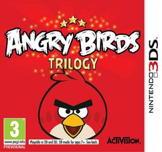 ANGRY BIRDS TRILOGY 3DS BRAND NEW VIDEO GAME OFFICIAL PAL