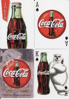 New USPC Coca Cola Coke Polar Bear Playing Cards Decks