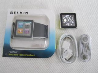 SPECIAL~SAVE~Apple iPod nano 6th Generation Silver (16 GB)+Watch Band