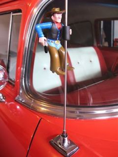 Car Truck Antenna Topper COWBOY Western Clothes Pole Dancer Doll Gun