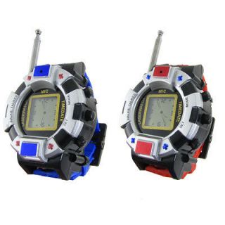 Telescopic Antenna Wireless LCD Display Walkie Talkie Toy Pair for
