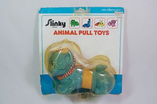Vintage Slinky Animal Pull Toy in Original Unopened Package