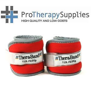 Thera band Comfort Fit Ankle/Wrist 1lb Weights (1 Pair)