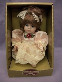Collectible Memories Hand Crafted & Jointed Fine Bisque Porcelain Doll