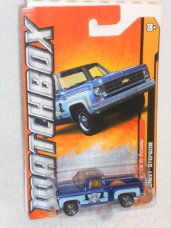 Matchbox 2012 MBX Old Town Series   6/10 Chevy Stepside   Blue
