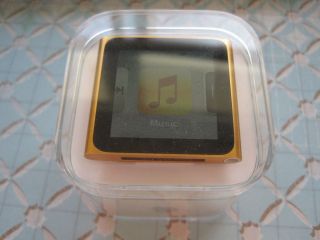 Apple iPod nano 6th Generation Orange (8 GB) (Latest Model) MINT With
