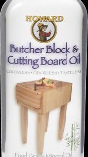 John Taylor Butcher Block Conditioner Food Grade Mineral Oil and