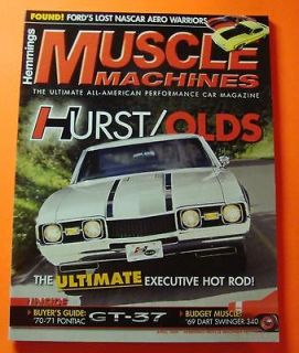 MUSCLE MACHINES MAGAZINE APRIL/2009H URST/OLDS EXECUTIVE HOT ROD