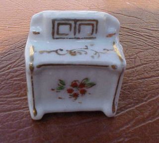 Newly listed Old Dollhouse Miniature Porcelain Antique Upright Piano