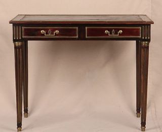 French Directoire Mahogany Antique Writing Desk Console Table