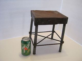 Machine Age Industrial Steam Punk~ Hand Made Metal Stool~ Table ~Stand