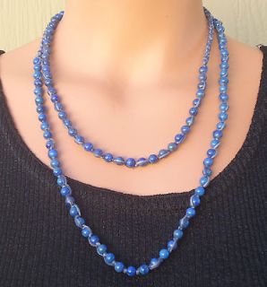 210 CHAN LUU NEW Blue Lapis Handmade Long Layering Necklace Bracelet