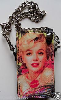 New Marilyn Monroe iPod Mini Case with Chain and Heart Charm Sexy 
